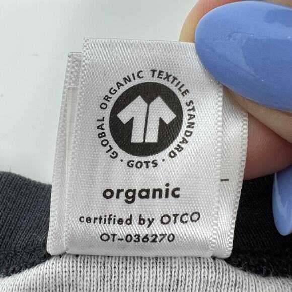 Hanna Andersson Adult Long John Top Organic Cotton Heritage Fair Isle Black Sz M - Picture 7 of 9